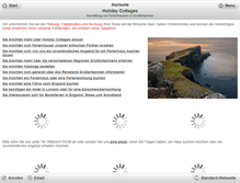 Tablet Screenshot of holidaycottages.de